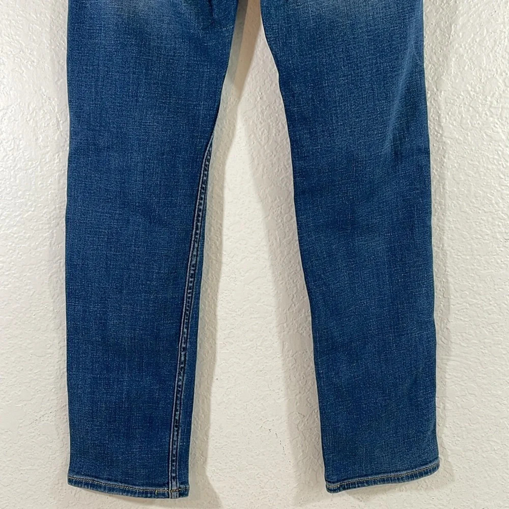 ABERCROMBIE KIDS STRAIGHT SLIM BLUE DENIM JEANS WITH POCKETS SIZE 11/12 - Picture 7 of 9